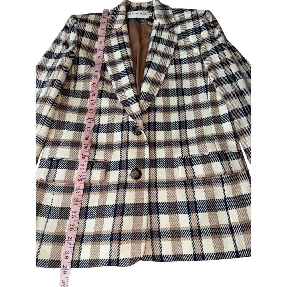 Vintage JHCollectibles Wool Plaid Blazer - Picture 13 of 13